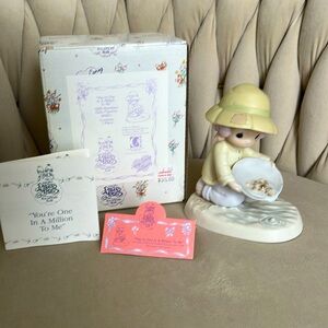1995 Precious Moments porcelain doll “You’re one in a million to me” #PM951